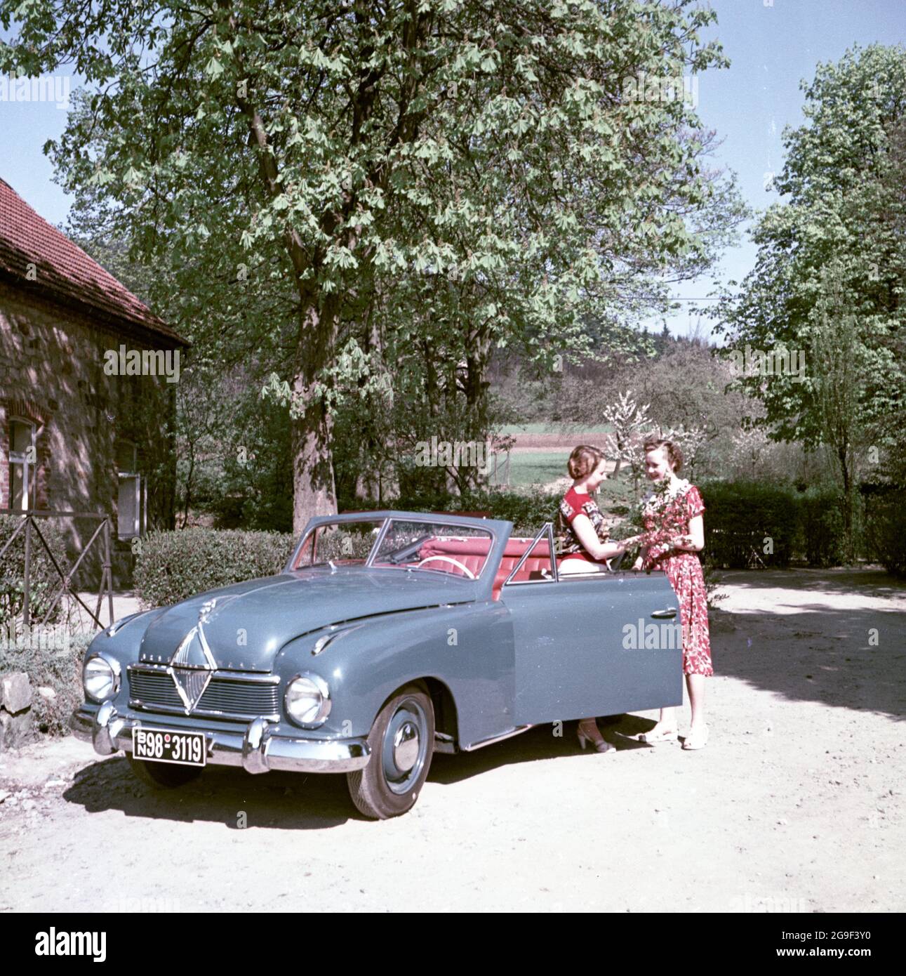 Trasporti, auto, Borgward Hansa 1500, 1949-1952, DIRITTI-AGGIUNTIVI-AUTORIZZAZIONE-INFORMAZIONI-NON-DISPONIBILE Foto Stock