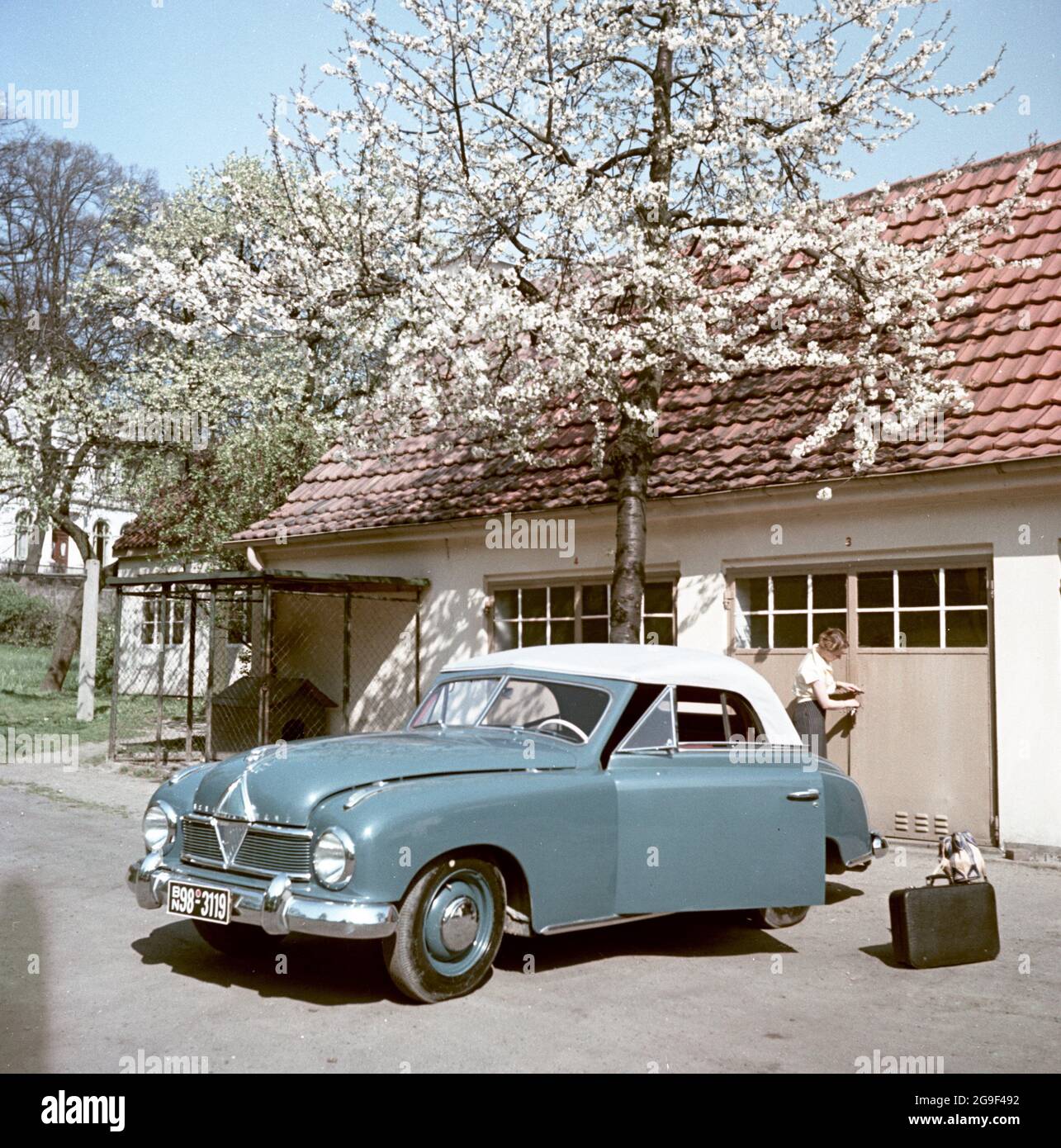 Trasporti, auto, Borgward Hansa 1500, 1949-1952, DIRITTI-AGGIUNTIVI-AUTORIZZAZIONE-INFORMAZIONI-NON-DISPONIBILE Foto Stock