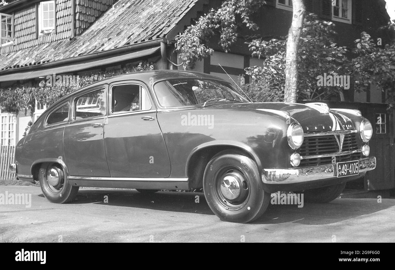 Trasporti, auto, Borgward Hansa 2400, fastback, Germania, 1953, INFORMAZIONI-DI-AUTORIZZAZIONE-DIRITTI-AGGIUNTIVI-NON-DISPONIBILI Foto Stock