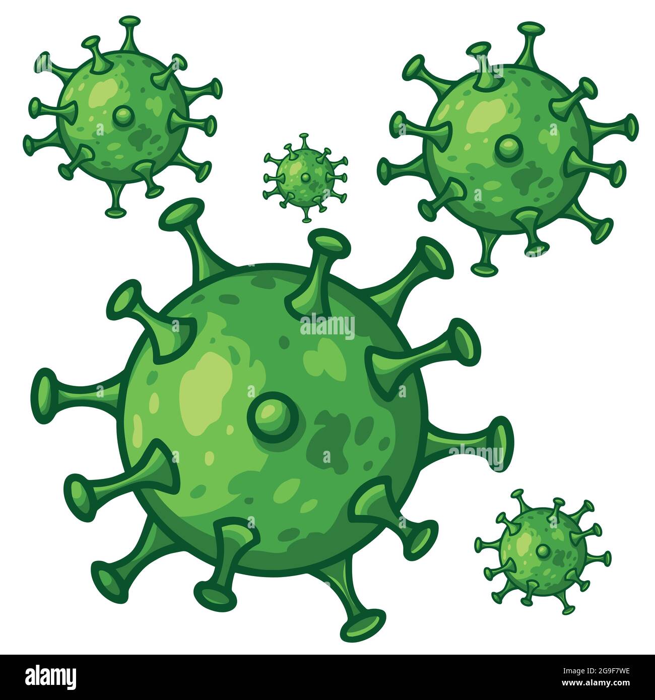 Coronavirus Covid-19 Virus Vector disegno Illustrazione Illustrazione Vettoriale