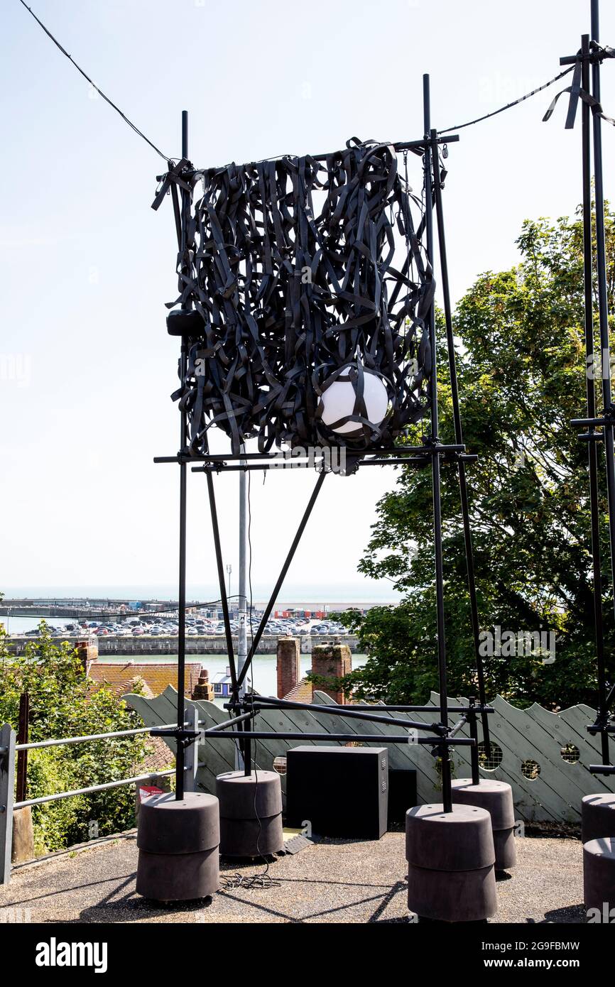 Folkestone Triennale 2021- The Plot - 'on the Circulation of Blood' di Sam Belinfante Foto Stock