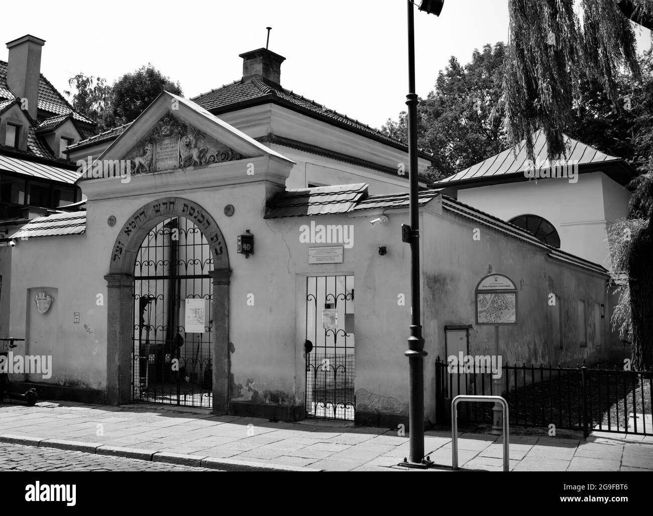Sinagoga Remuh, Kazimierz, Kraków, Polonia Foto Stock