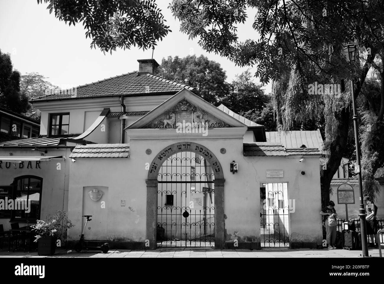 Sinagoga Remuh, Kazimierz, Kraków, Polonia Foto Stock