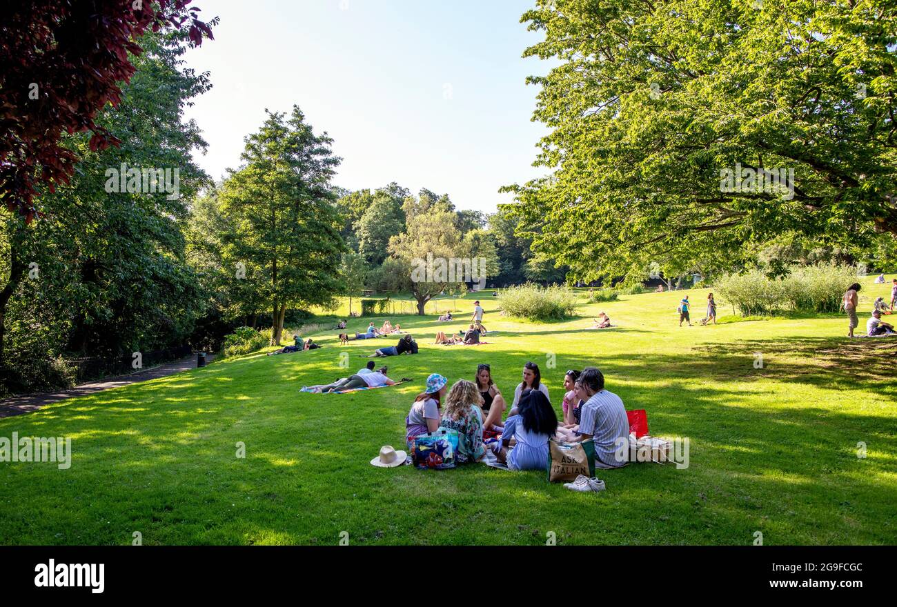 Waterlow Park nel Summer Highgate London UK Foto Stock