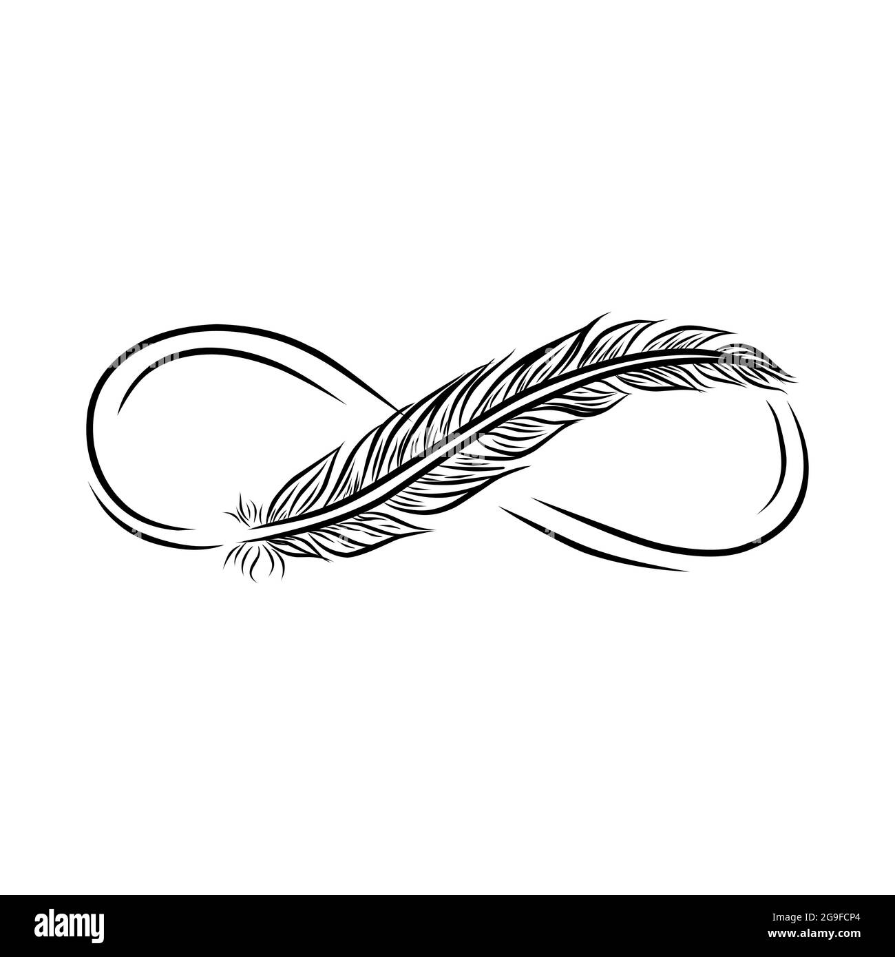 nuove illustrazioni vettoriali con logo infinity eps.10 Illustrazione Vettoriale