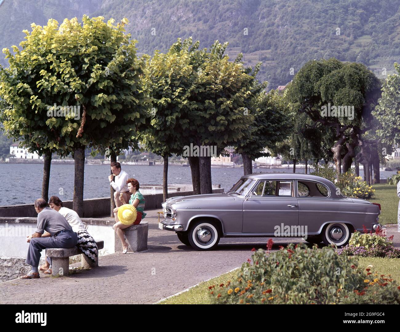 Trasporti, auto, Borgward Isabella TS, Svizzera, 1959, INFORMAZIONI-AGGIUNTIVE-DIRITTI-AUTORIZZAZIONE-NON-DISPONIBILI Foto Stock