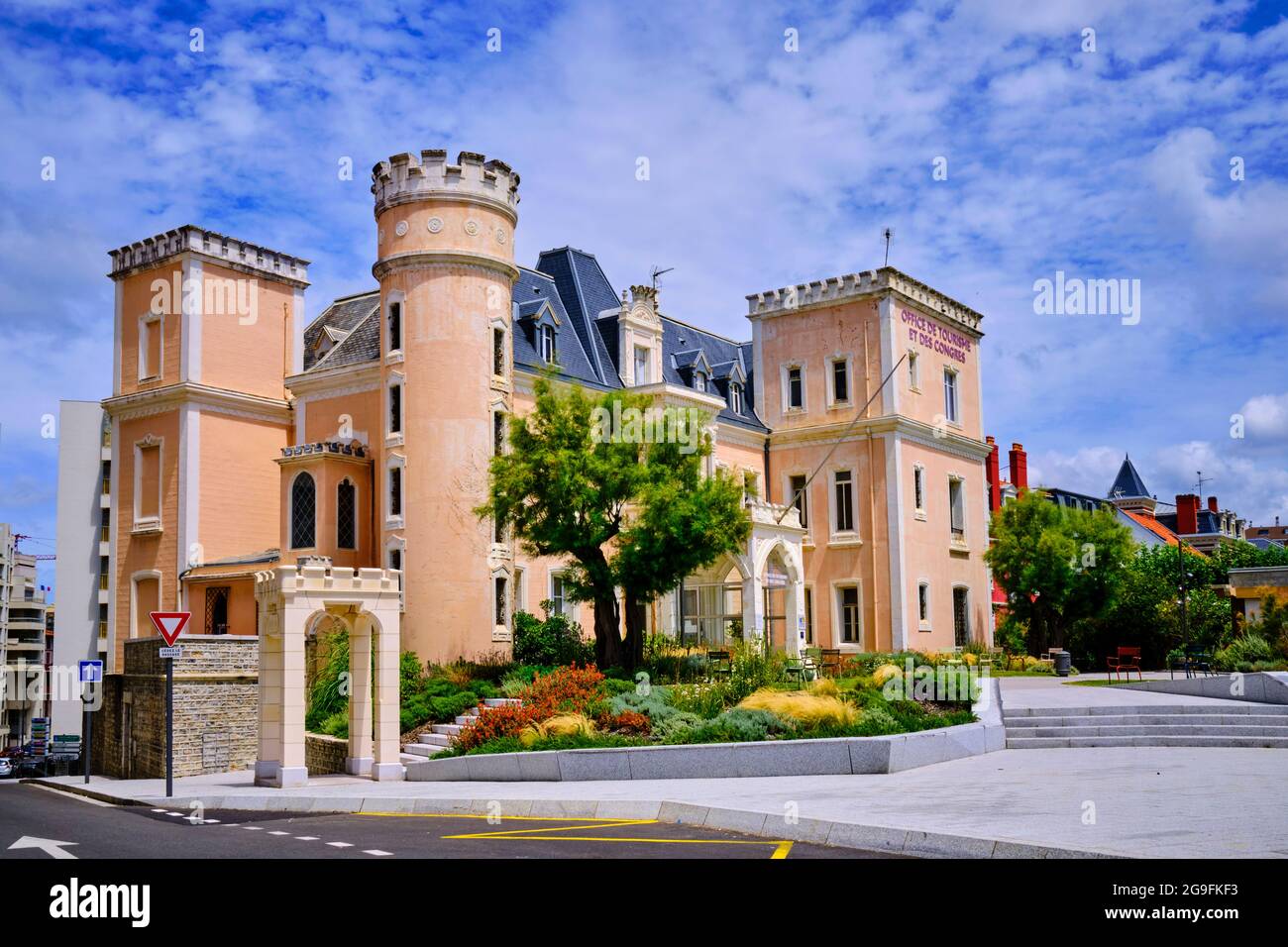 Francia, Pirenei Atlantici (64), Paesi Baschi, Biarritz, Ufficio turistico e congressi di Biarritz Foto Stock