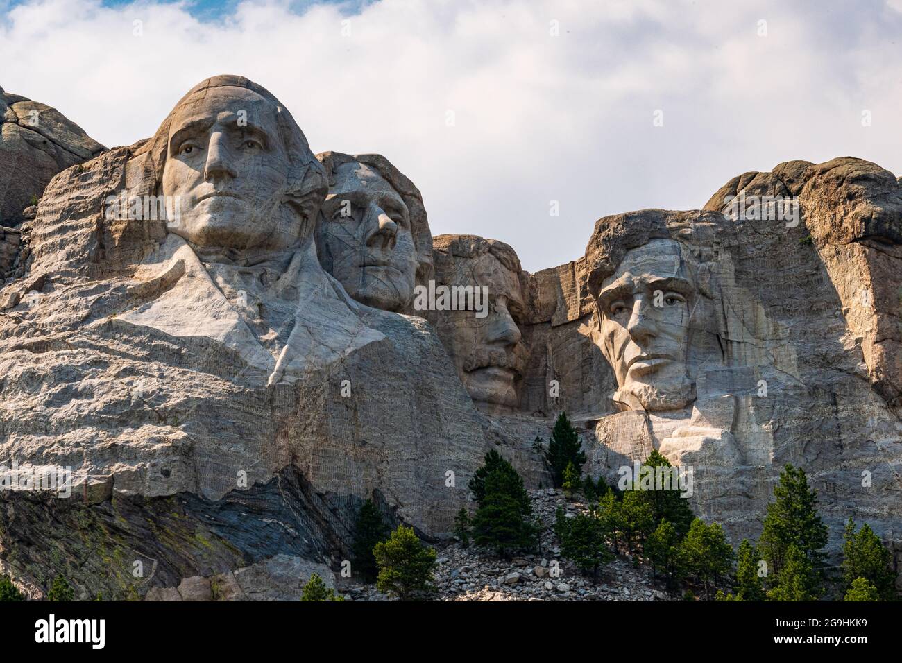 Vista sul Monte Rushmore National Monument Foto Stock