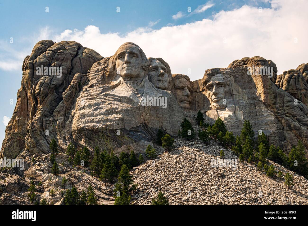 Vista sul Monte Rushmore National Monument Foto Stock