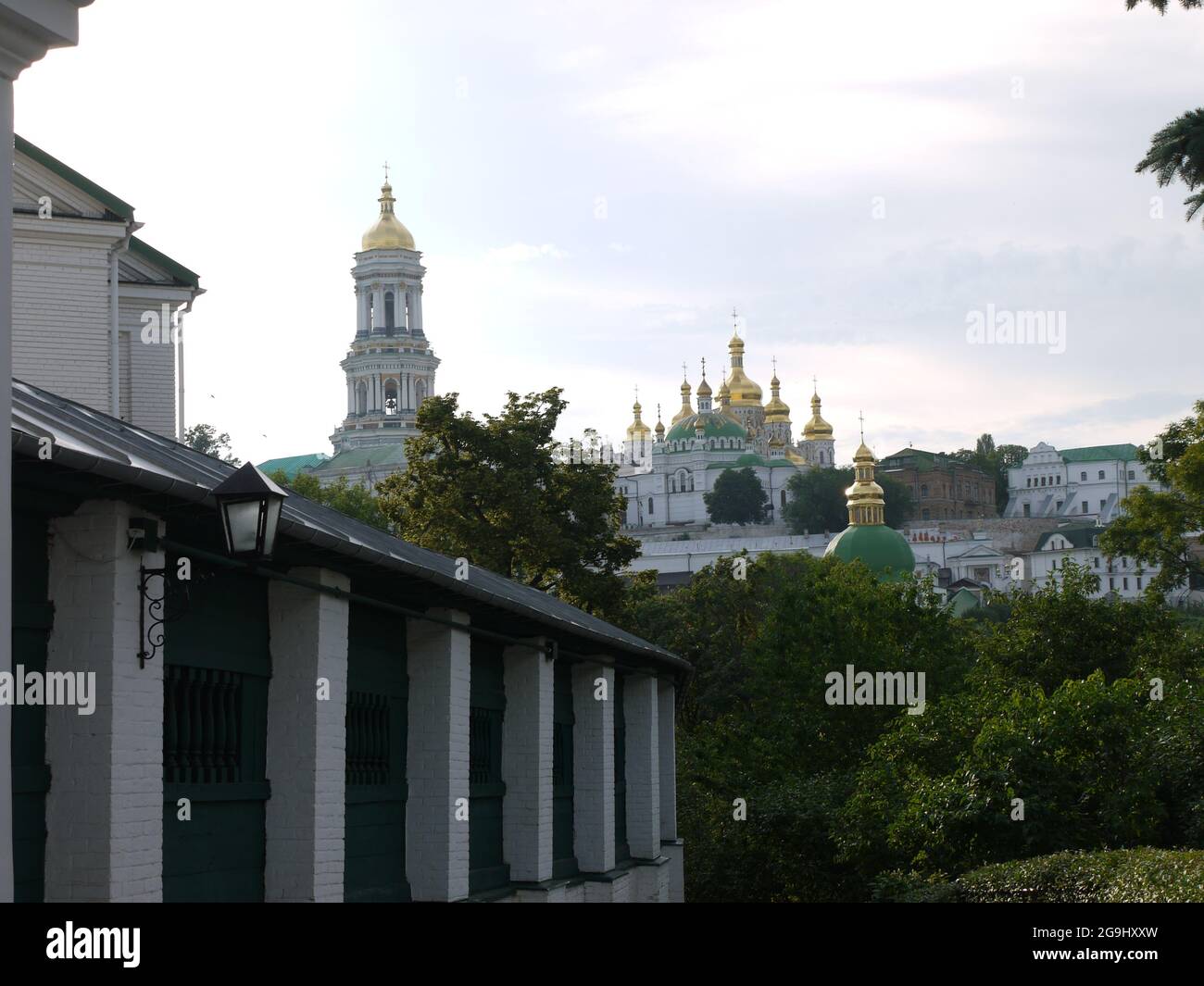 All'interno del Lavra di Kiev-Pechersk (Monastero delle Grotte di Kiev), uno storico monastero cristiano ortodosso orientale di Kiev Foto Stock