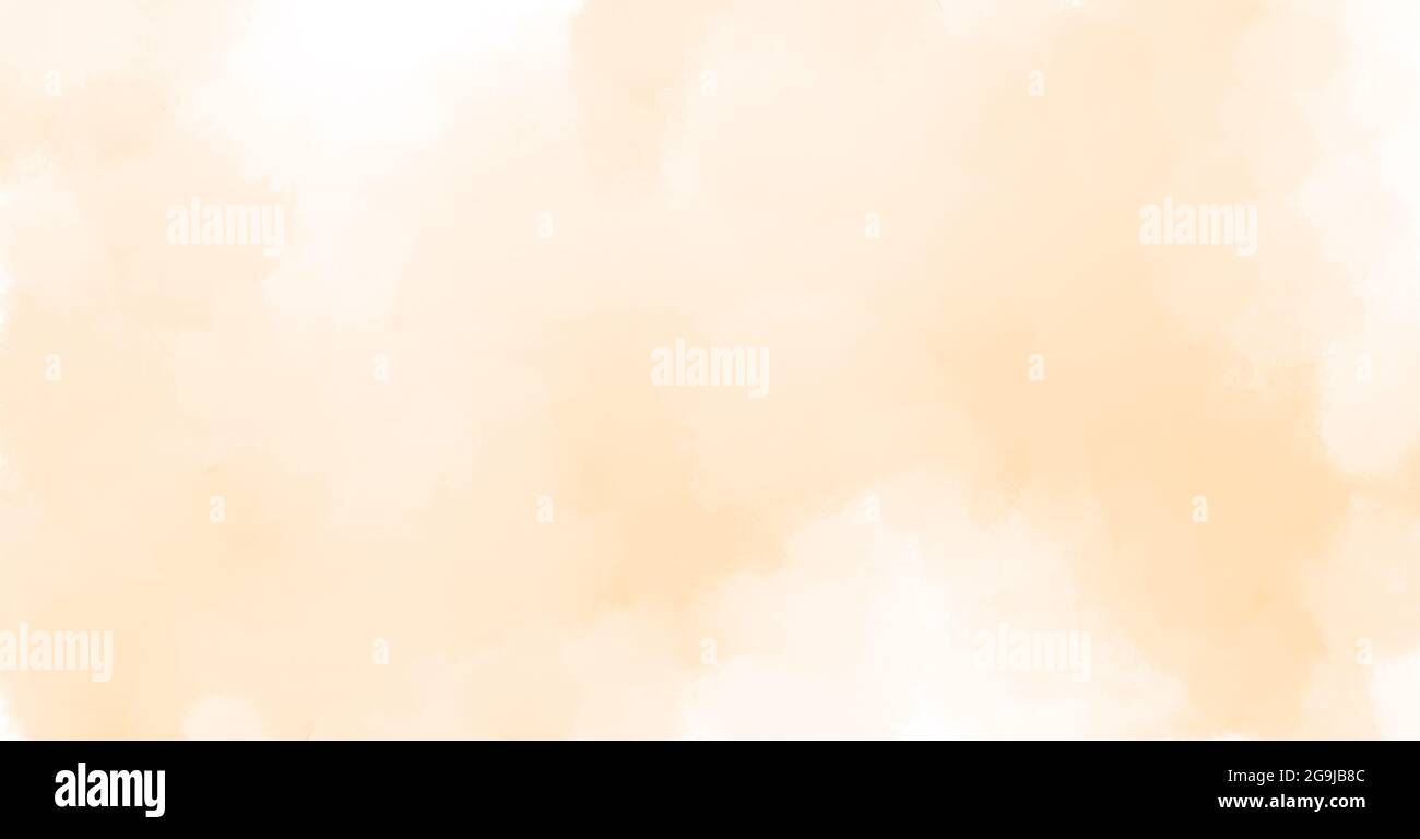 Sfondo astratto dipinto a spazzolatura. Un disegno astratto digitale in delicati toni beige pastello della pittura artistica è disegnato con un pennello. Espressivo Foto Stock