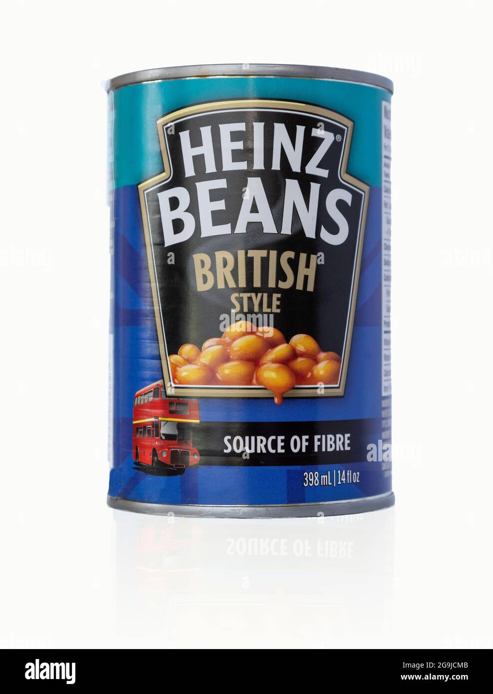 Il canadese Heinz cotta Beans stile britannico può ricetta differente al canadese normale Heinz cotta Beans con meno zucchero e calorie più basse Foto Stock