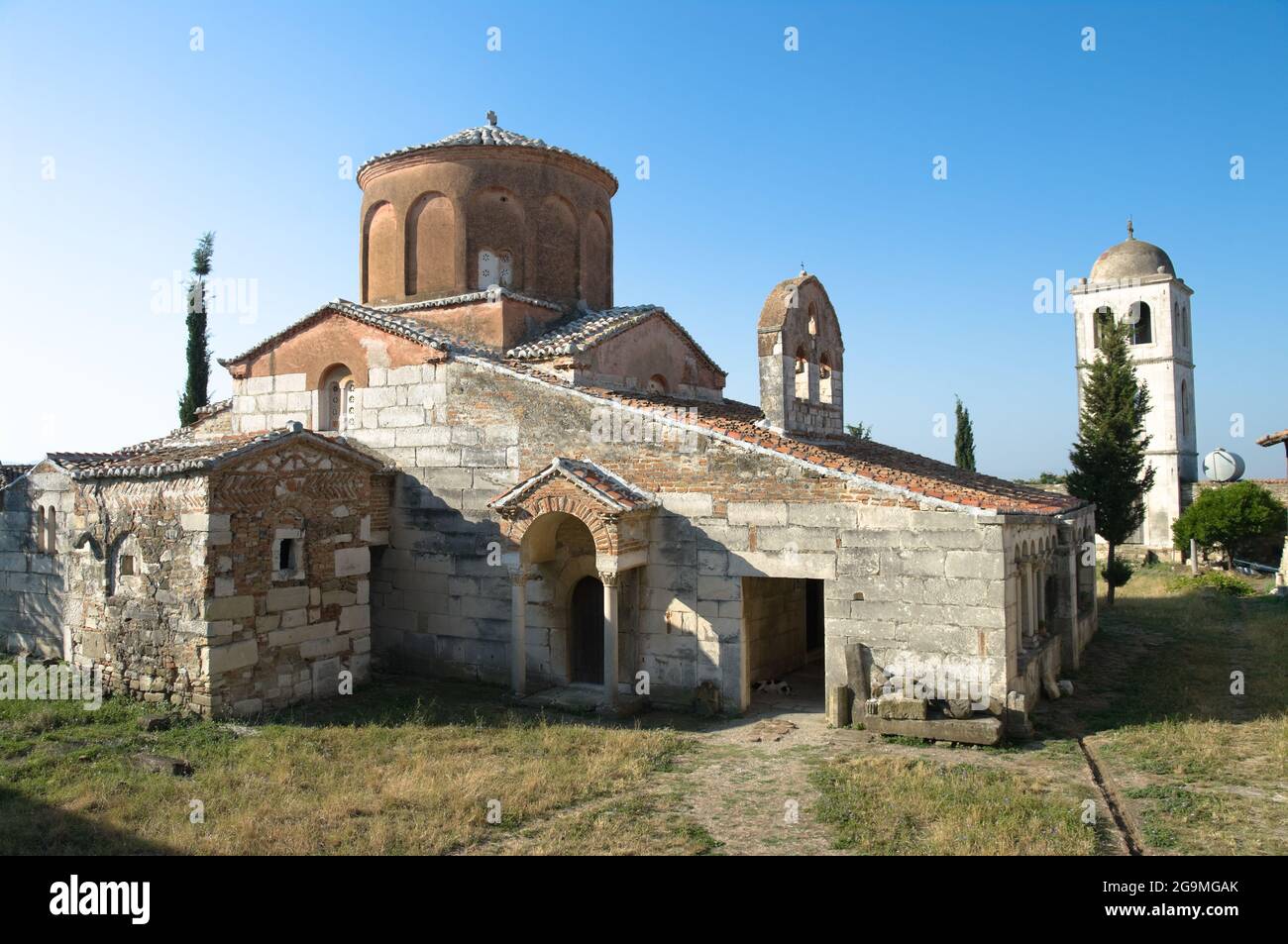 Chiesa di Santa Maria nel monastero-museo di Apollonia, Albania Foto Stock