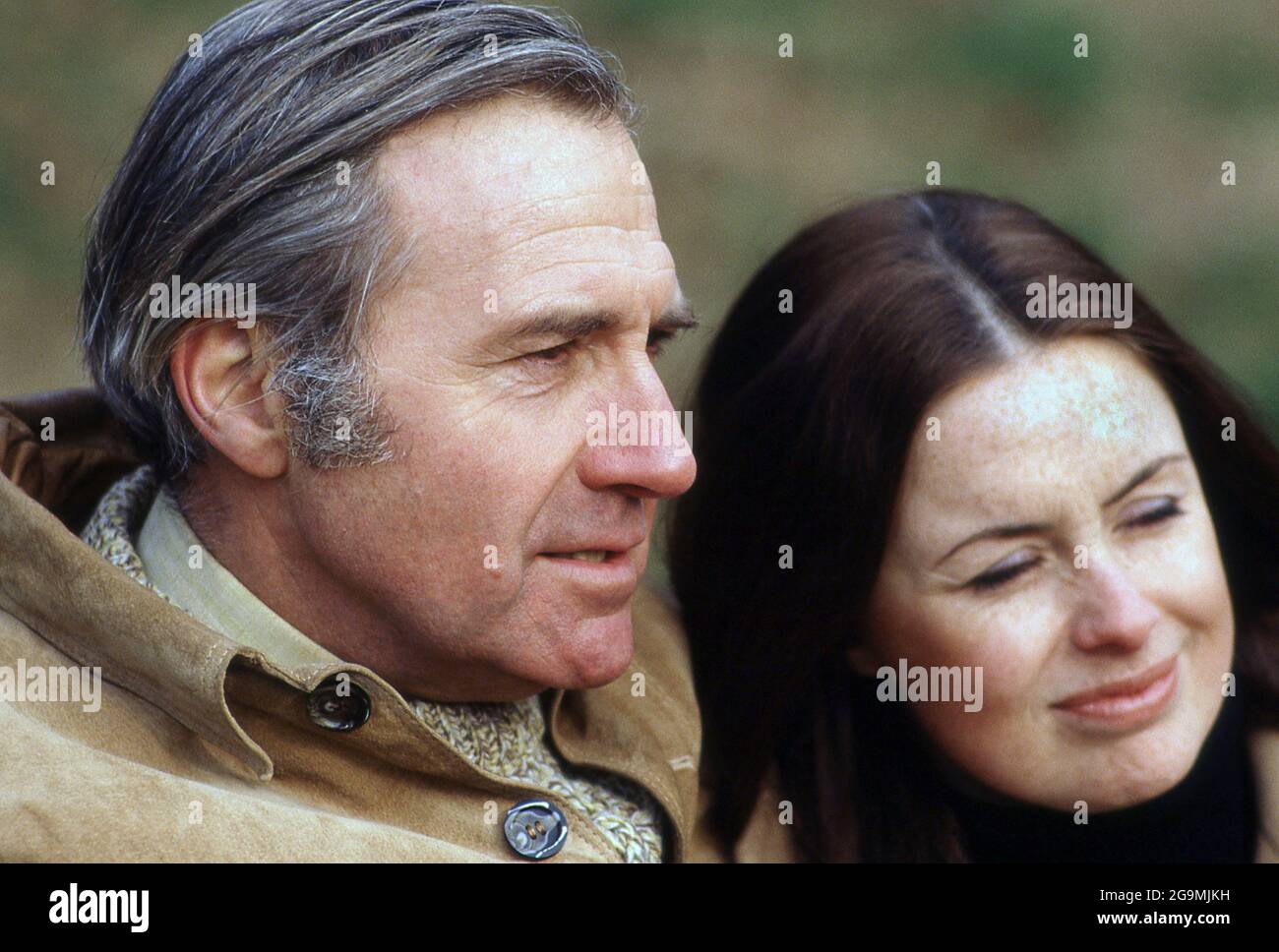 John Stonehouse con Sheila Buckley a Londra 1982 Foto Stock