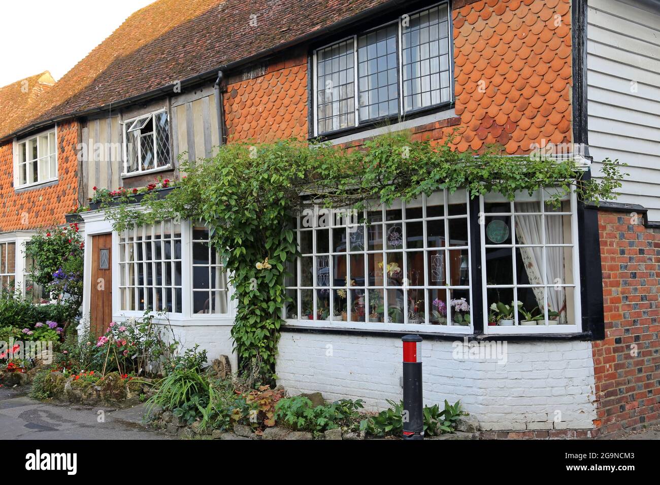 Old Post Office, The Street, Smarden, Kent, Inghilterra, Gran Bretagna, Regno Unito, Europa Foto Stock