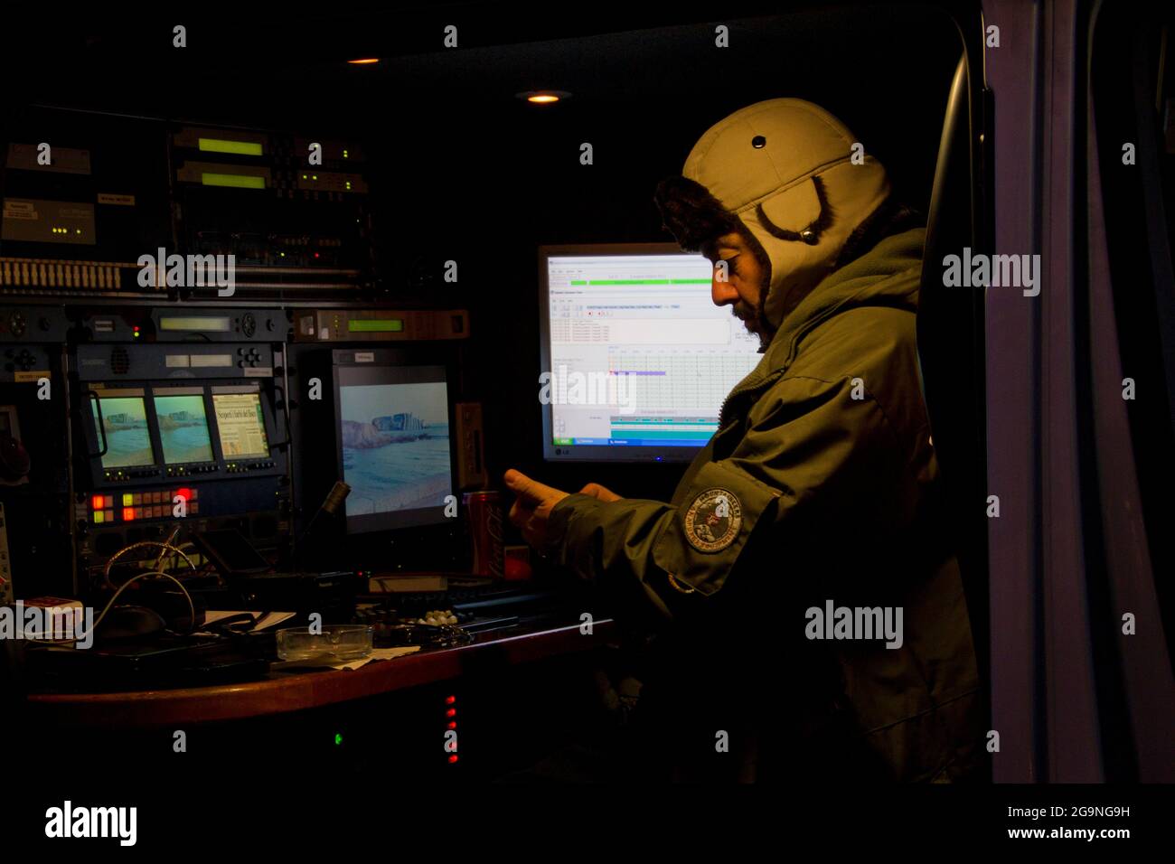 Costa Concordia incidente sulla roccia dell'Isola del Giglio, Arcipelago Toscano, Toscana, Italia, Europa Foto Stock
