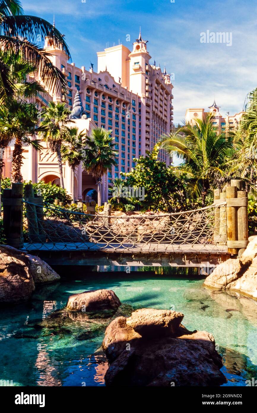 Atlantis Paradise Island Resort Hotel, Nassau, New Providence Island, Bahamas Foto Stock
