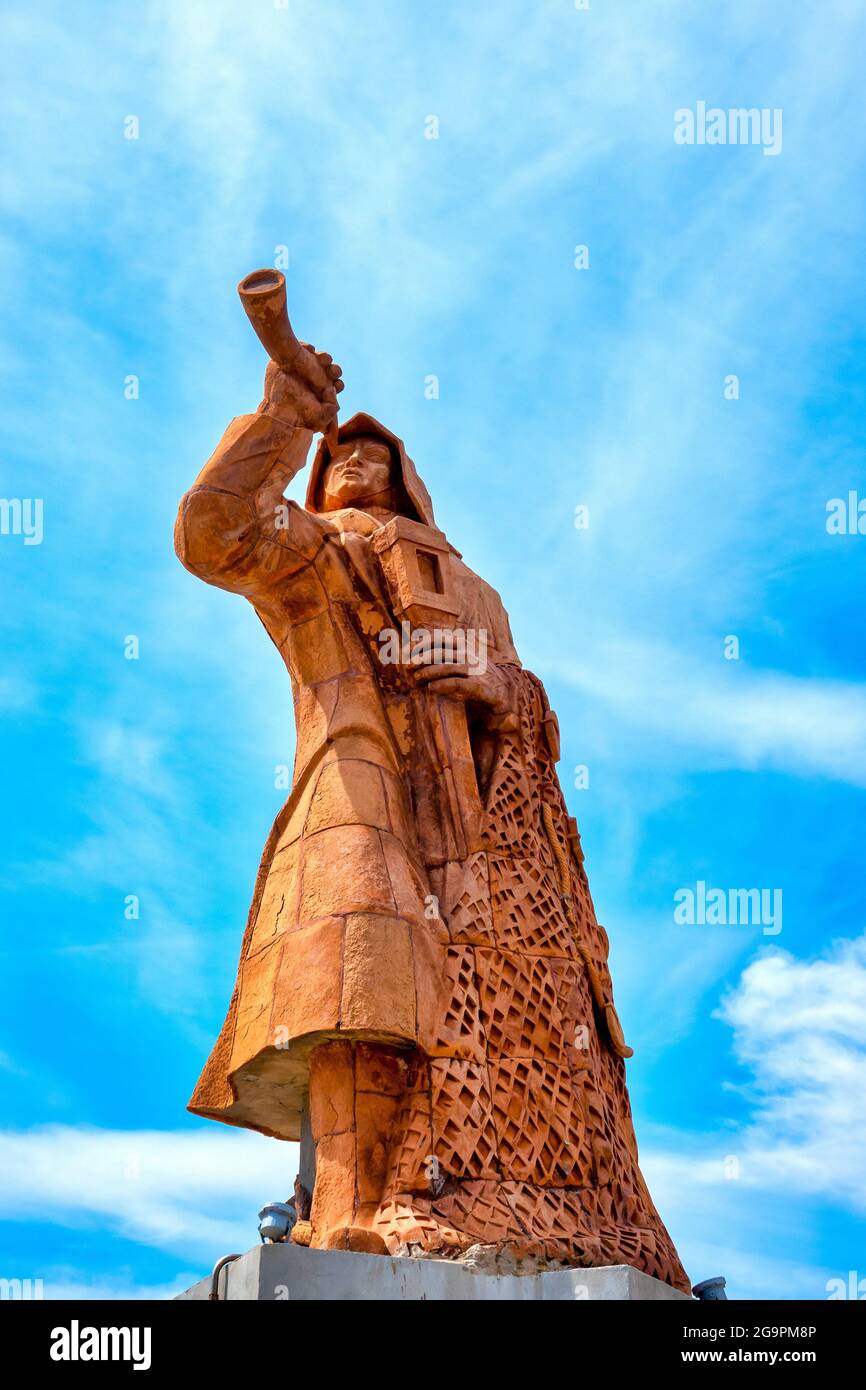 Il monumento al pescatore sul lungomare turistico di San Benedetto del Tronto, Italia Foto stock Il monumento al pescatore sul lungomare turistico di San Benedetto del Tronto, Italia Foto stock