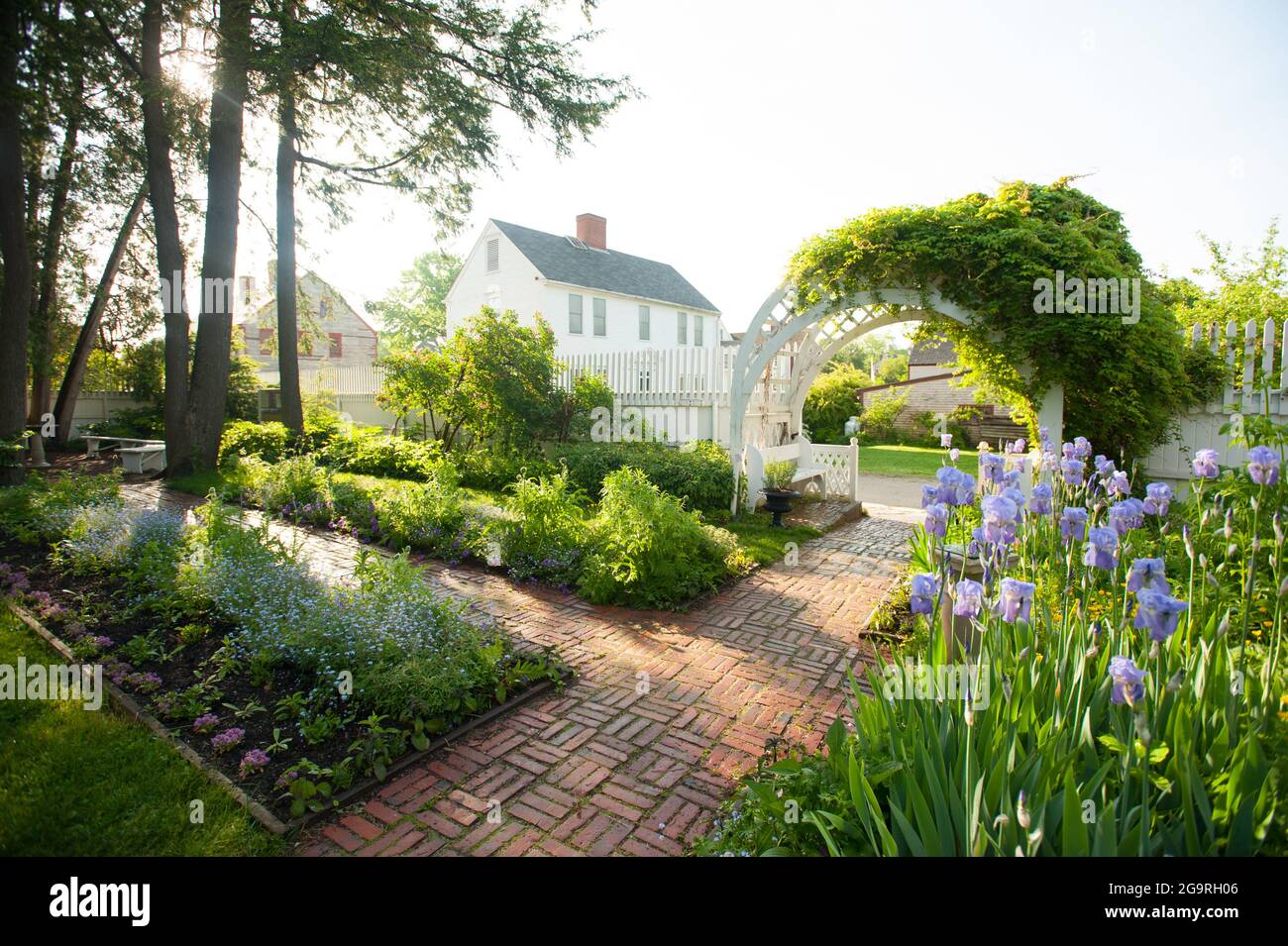 Strawbery Banke Museum, Portsmouth, New Hampshire, USA Foto Stock