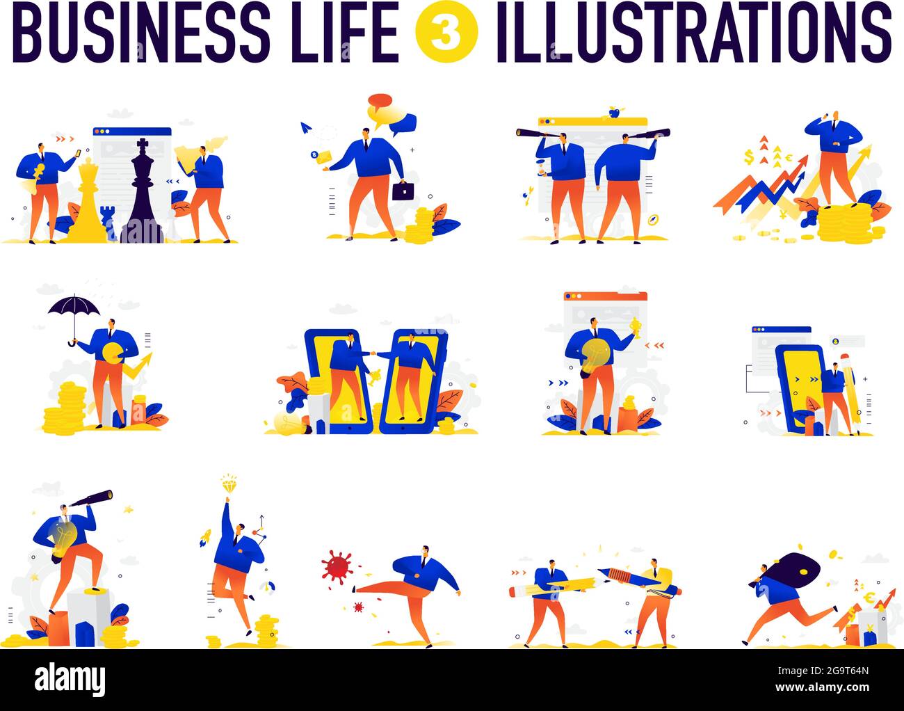 Illustrazioni delle situazioni aziendali. Vettore. Il team sta risolvendo i problemi. Brainstorming creativo. Realizzazione e adempimento delle attività assegnate. Illustrazione Vettoriale Illustrazioni delle situazioni aziendali. Vettore. Il team sta risolvendo i problemi. Brainstorming creativo. Realizzazione e adempimento delle attività assegnate. Illustrazione Vettoriale