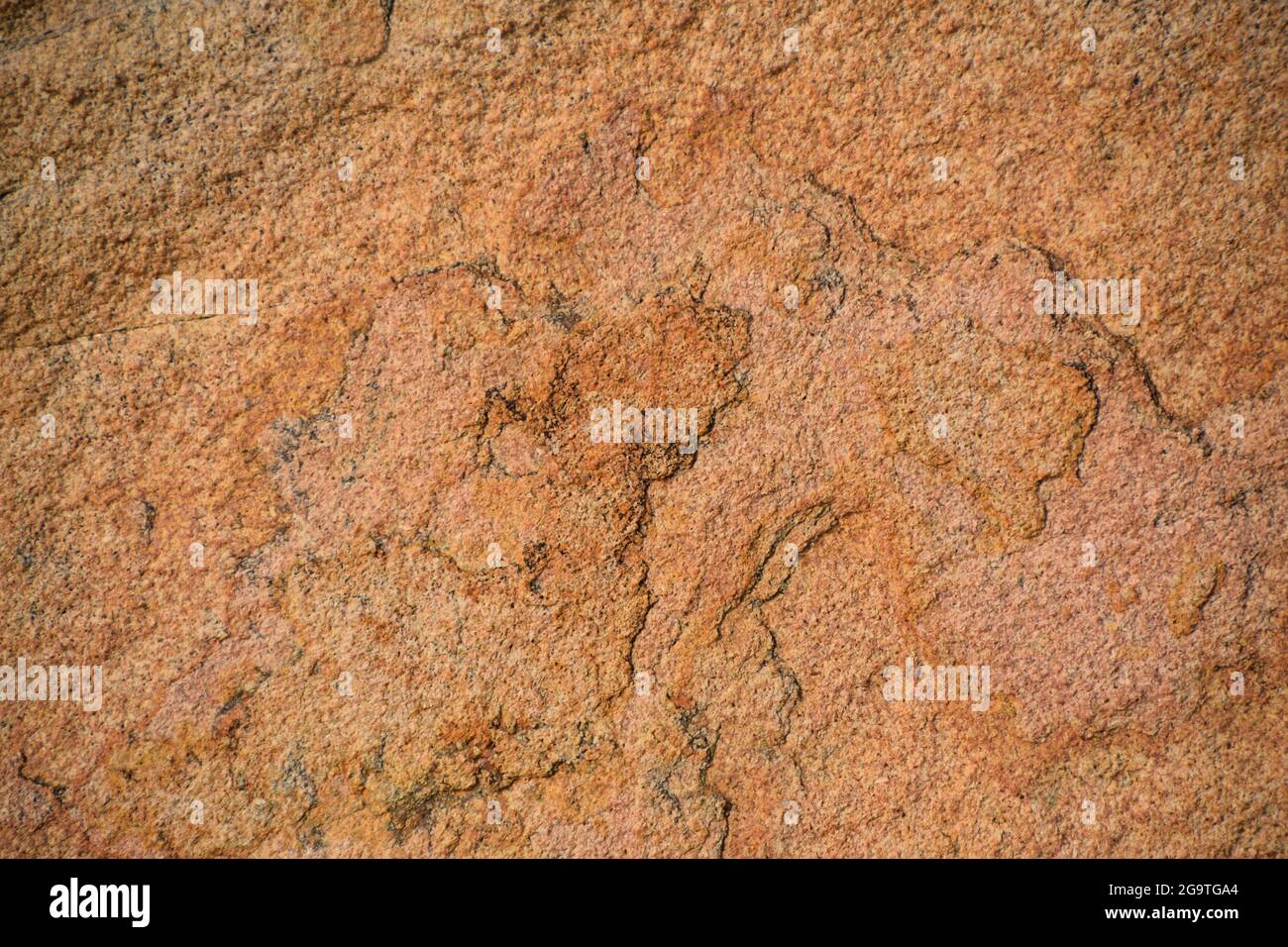 Rocce su un'isola vicino a Hong Kong Foto Stock