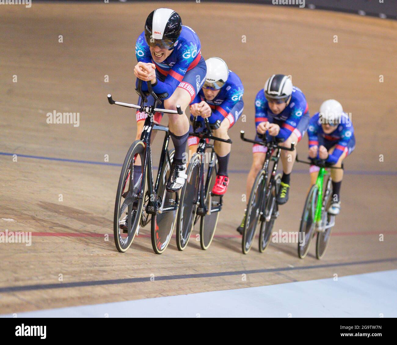 Andy Bruce, Scottish National Track Cycling Championships 2019, Sir Chris Hoy Velodrome, Glasgow Foto Stock