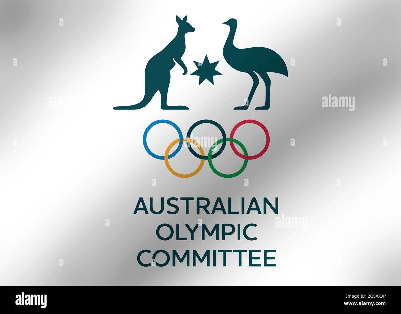 Logo del Comitato Olimpico Australiano Foto Stock