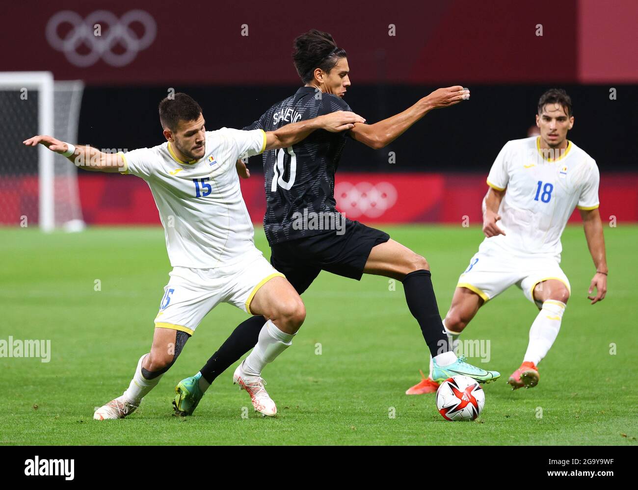 Tokyo 2020 Olimpiadi - Calcio - uomini - Gruppo B - Romania v Nuova Zelanda  - Sapporo Dome, Sapporo, Giappone - 28