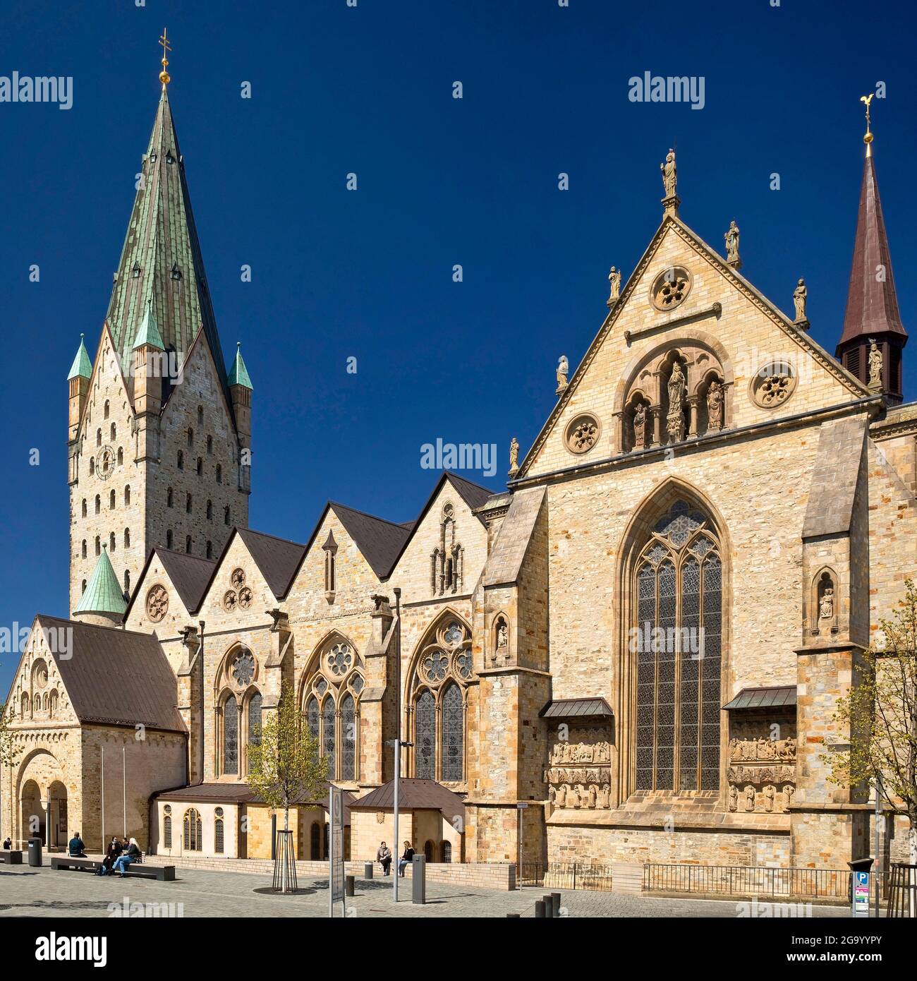 Cattedrale di Paderborn, Germania, Nord Reno-Westfalia, Est Westfalia, Paderborn Foto Stock