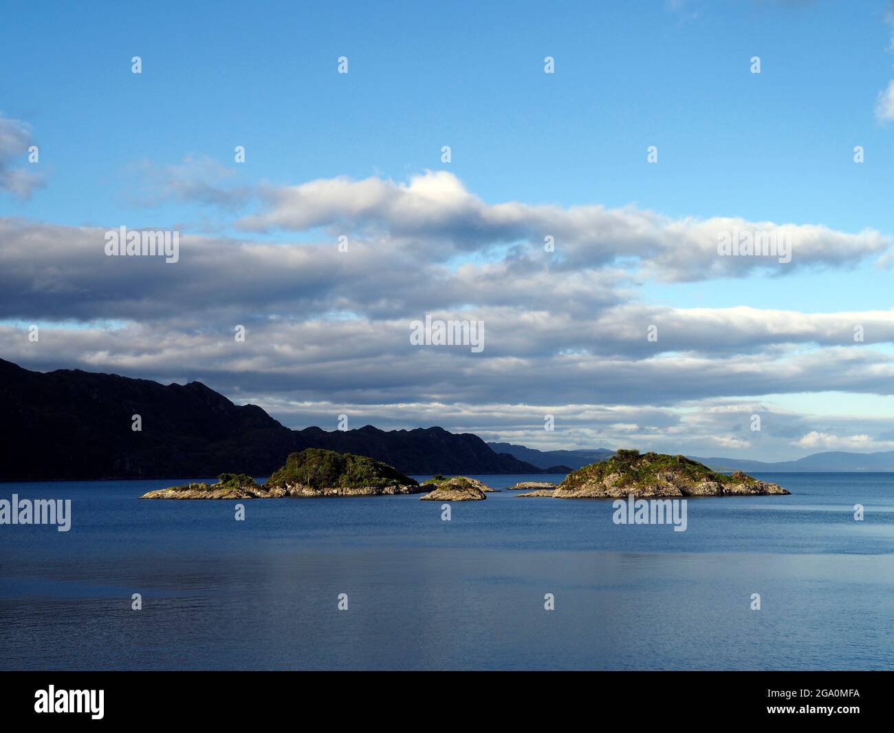 Loch Ailort, vicino a Mallaig, Scozia Foto Stock