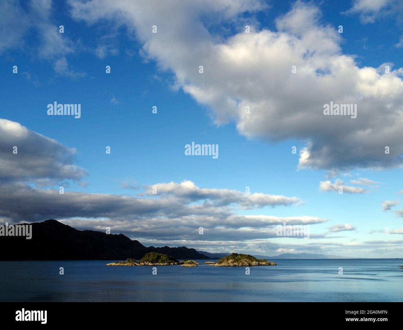 Loch Ailort, vicino a Mallaig, Scozia Foto Stock