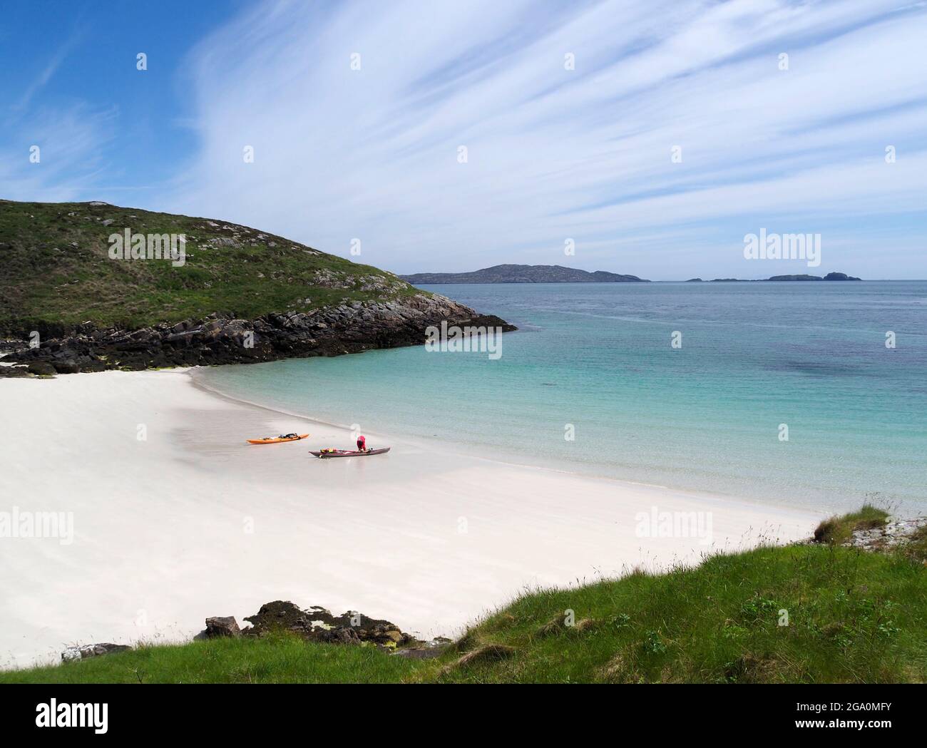Fudaigh, Sound of barra, Ebridi esterne, Scozia Foto Stock