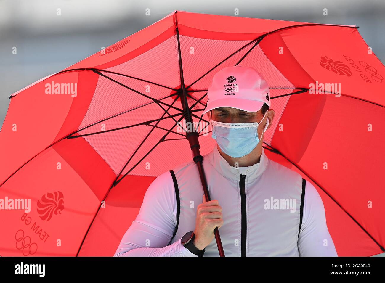 Tokyo, Giappone. 28 luglio 2021. Canoa Slalom. Kasai Canoe Slalom Center. 1-1. 6 chome. Rinkaicho, Edogawa-ku. Tokyo. Credit Garry Bowden/Sport in Pictures/Alamy Live News Credit: Sport in Pictures/Alamy Live News Foto Stock