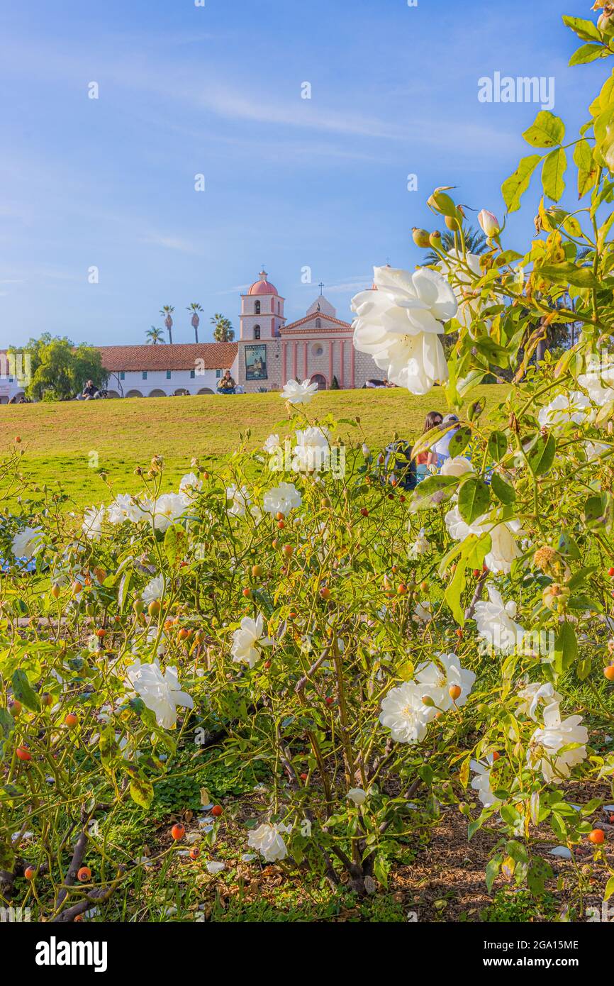 Un dicembre caldo a Santa Barbara, California Foto Stock