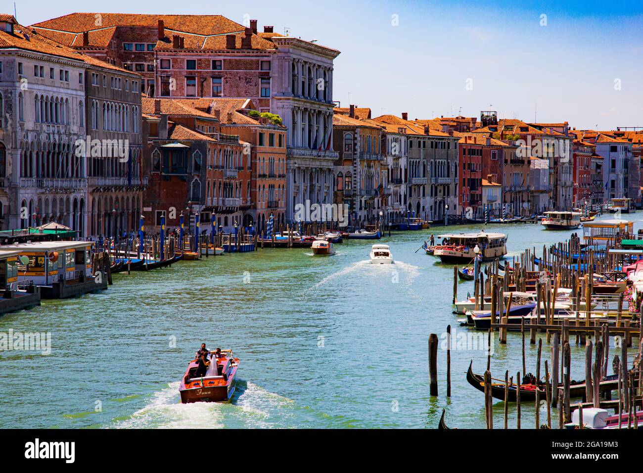 Italia Venezia città romantica Foto Stock