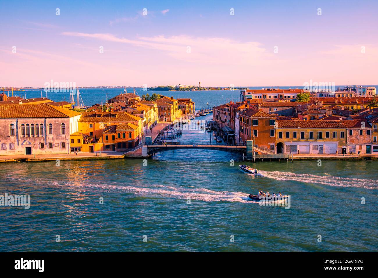 Italia Venezia città romantica Foto Stock