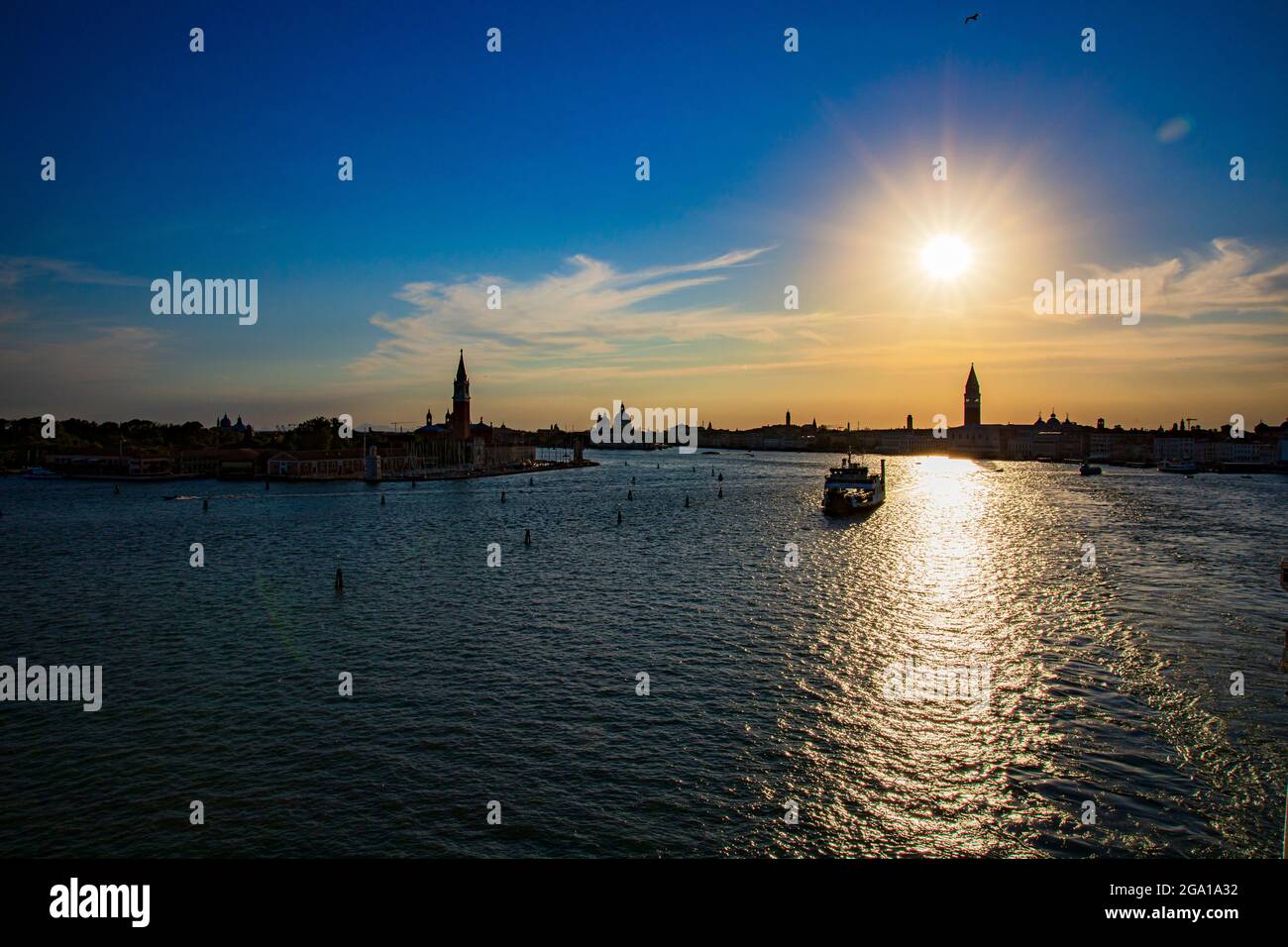 Italia Venezia città romantica Foto Stock