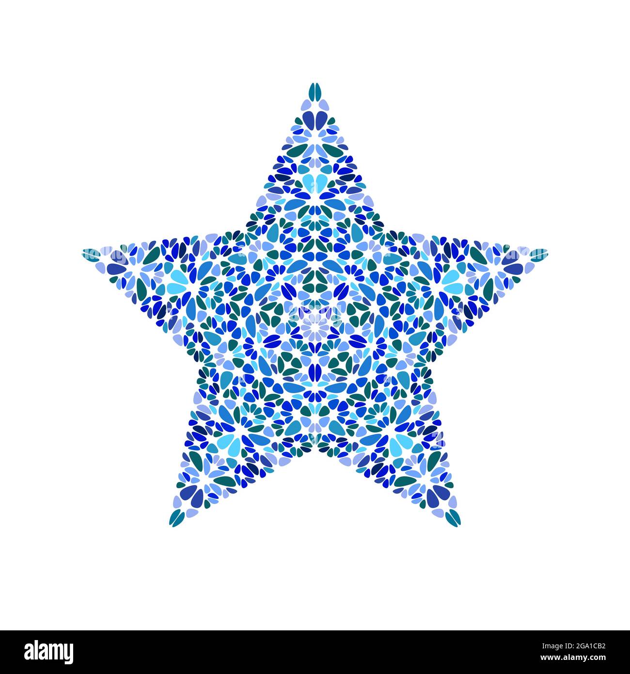 Astratto colorato geometrico ornamento floreale stella modello logo Illustrazione Vettoriale Astratto colorato geometrico ornamento floreale stella modello logo Illustrazione Vettoriale