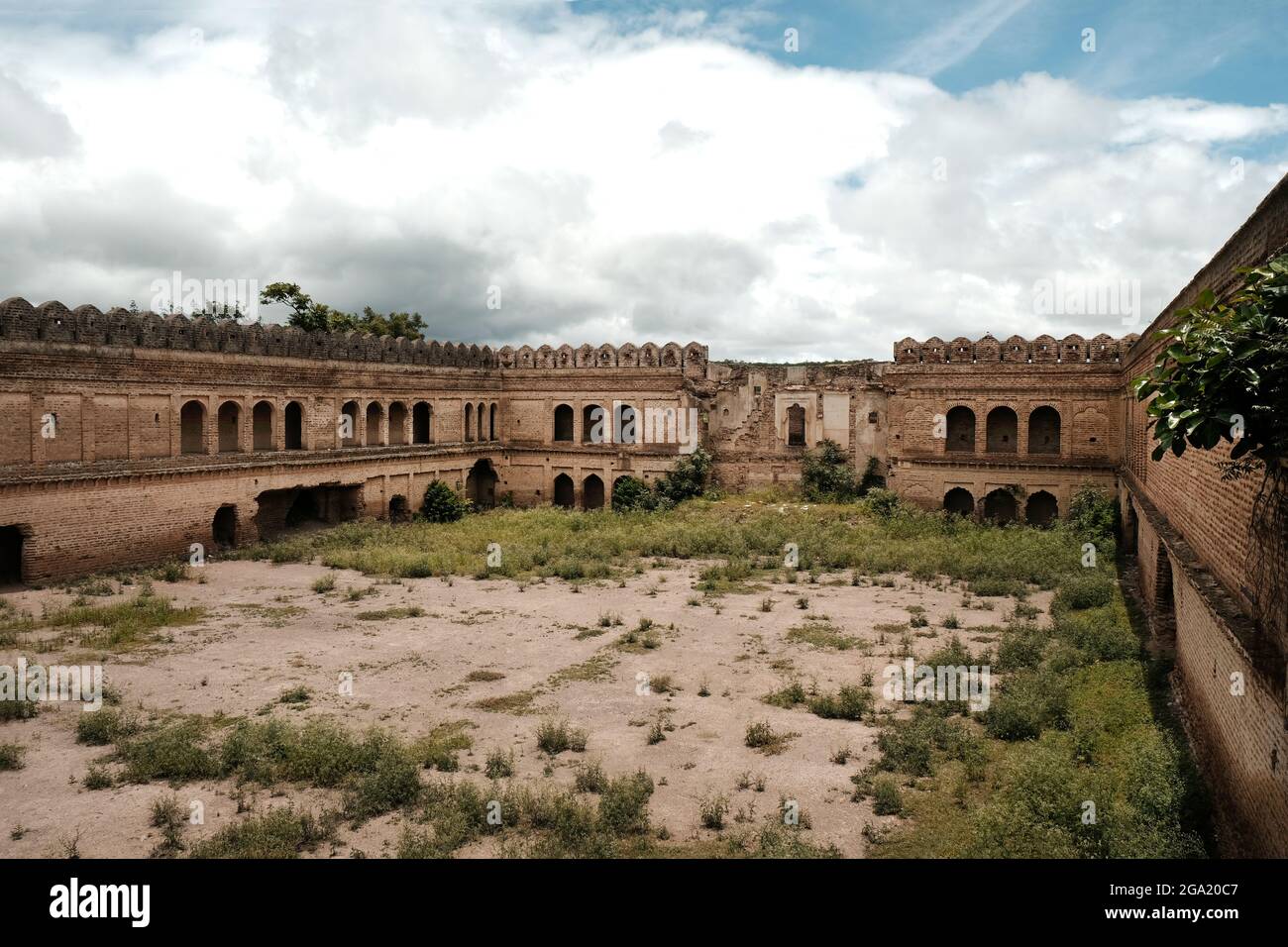 Luogo storico, Wafgaon Fort è il luogo di nascita del re Yashwant Rao Holkar, Holkar wada (Fort) Maharashtra, India. Foto Stock