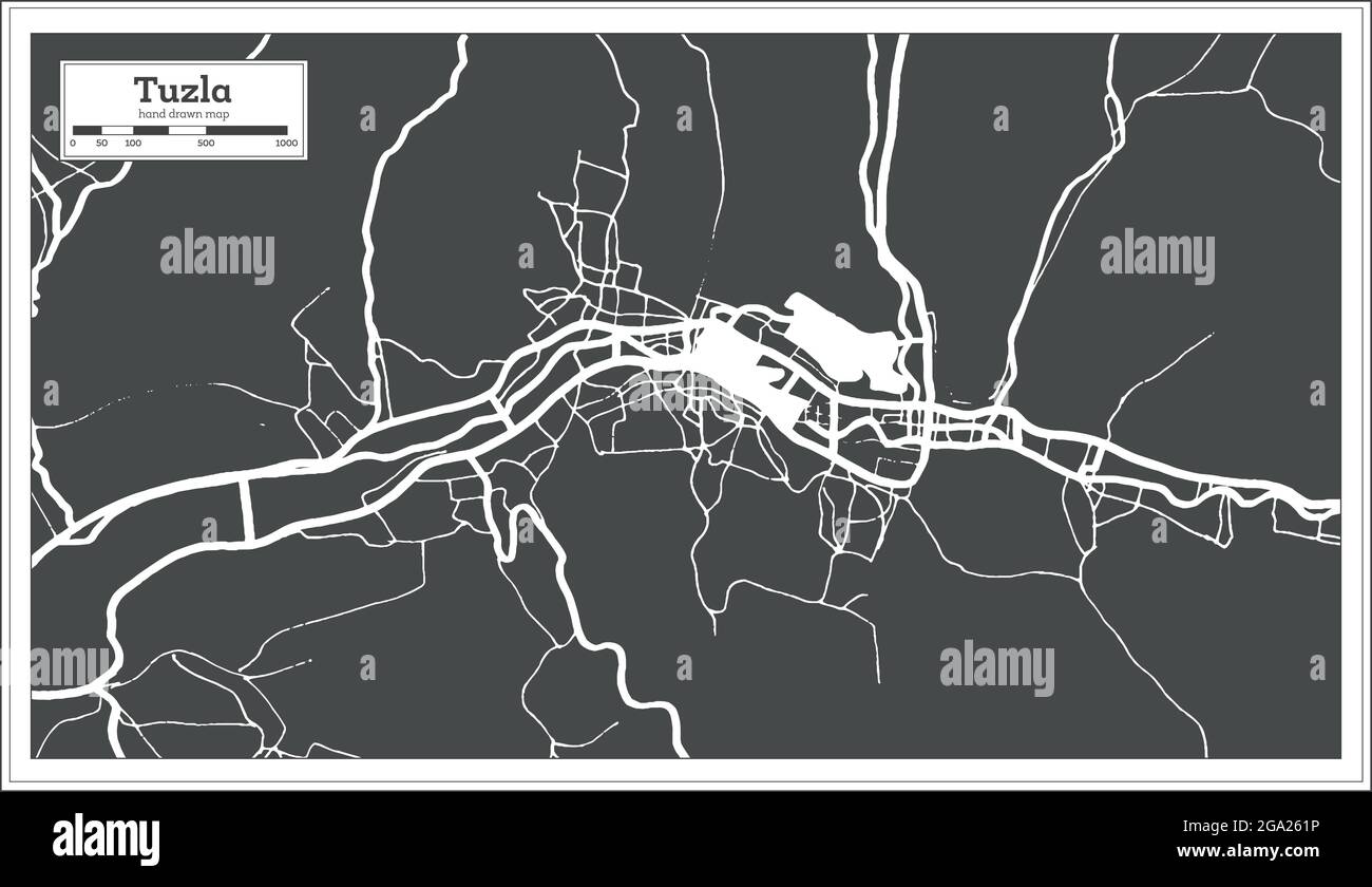mappa-di-tuzla-immagini-vettoriali-stock-alamy