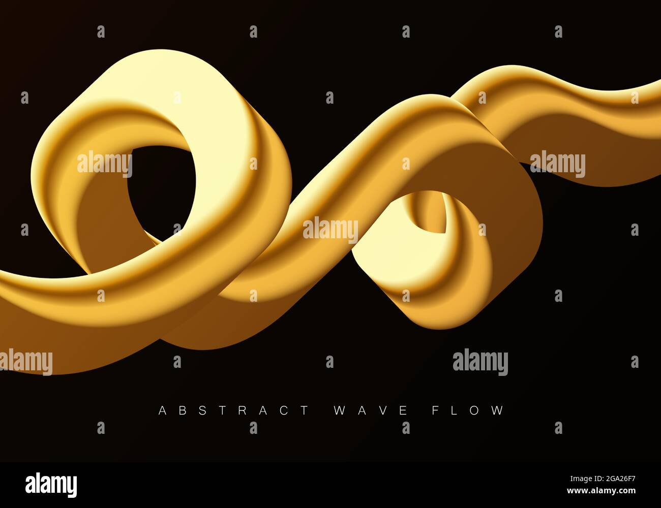 Astratto lusso sfondo Golden Shapes nero sfondo geometrico copertina disegno Illustrazione Vettoriale