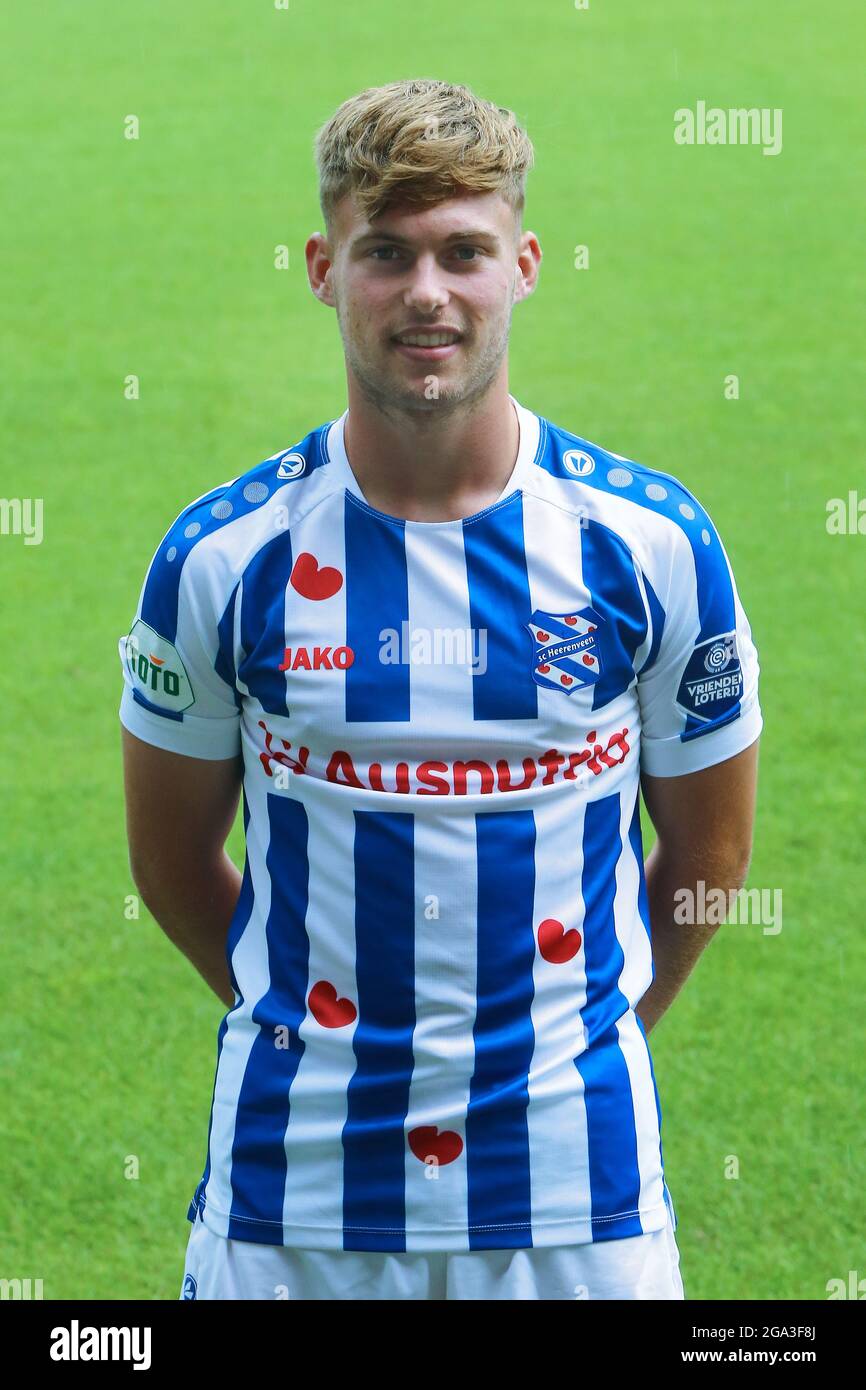 HEERENVEEN, Paesi Bassi - LUGLIO 28: Arjen van der Heide durante la  fotocellula di SC Heerenveen allo stadio Abe Lestra nel 28 a Heerenveen,  Paesi Bassi. (Foto di Sietse de Boer/Orange Pictures