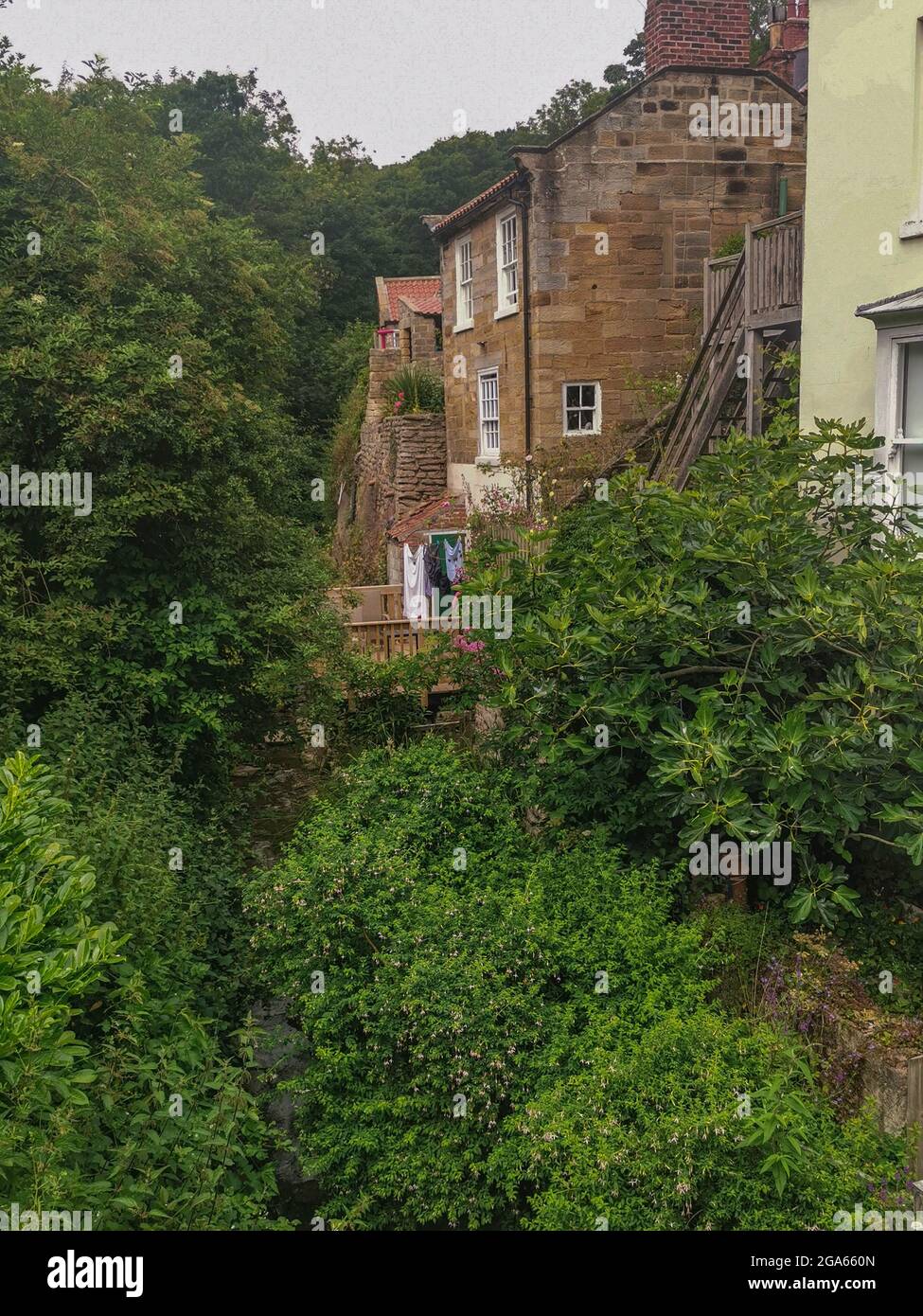 Foto turistiche da Scarborugh Robin Hoods Bay Filey ThornWick Bay Estate 2021 Post Covid Times North Yorkshire Coast Foto Stock