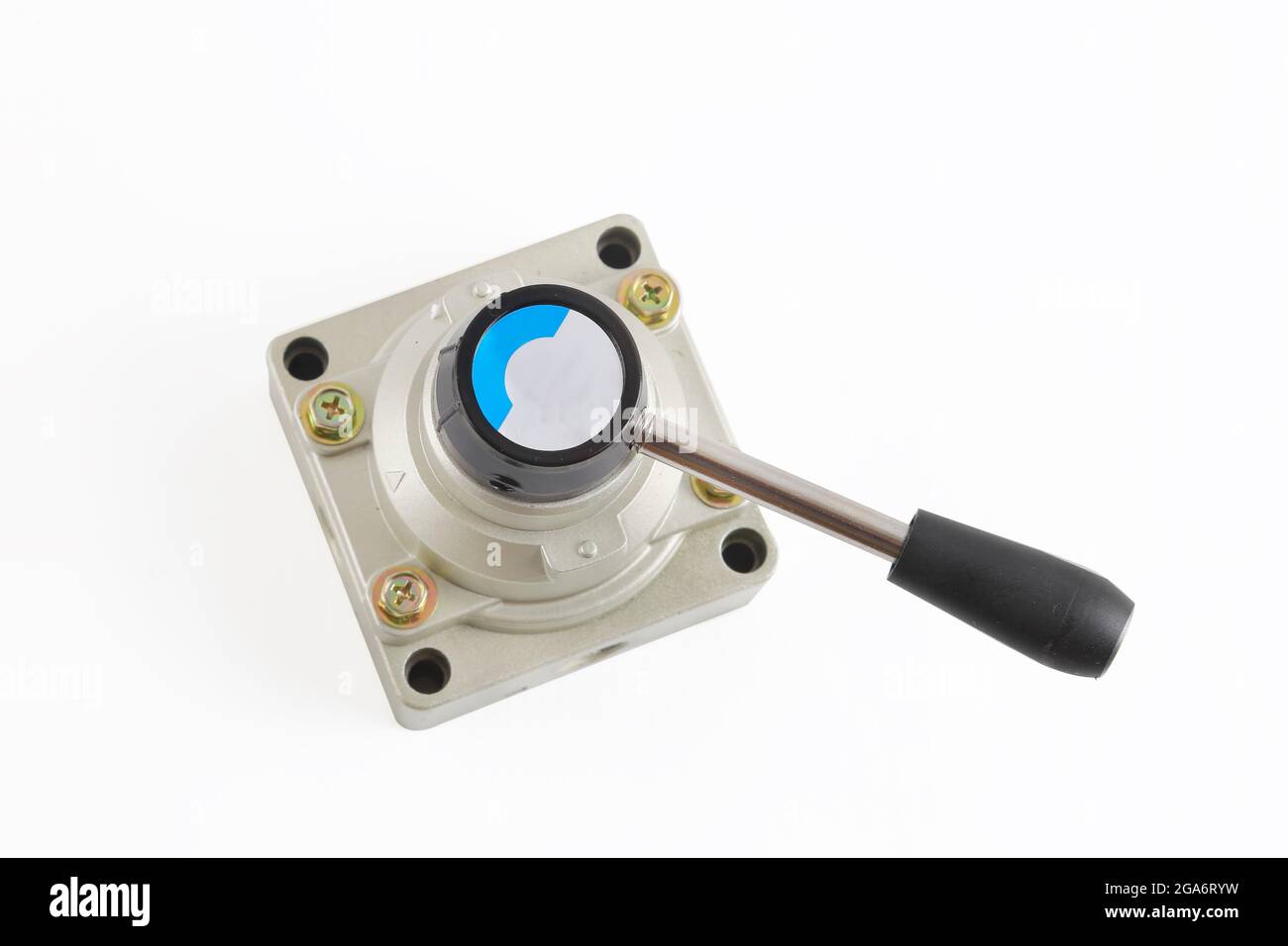 Serie di valvole a leva manuale ( Ceramic Seal ) per apparecchiature industriali per pneumatici Foto Stock