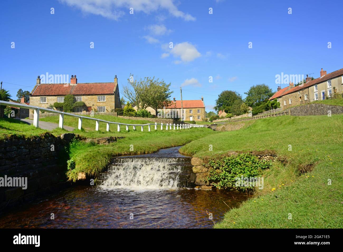 Hutton beck in Hutton le hole North Yorkshire Moors UK Foto Stock
