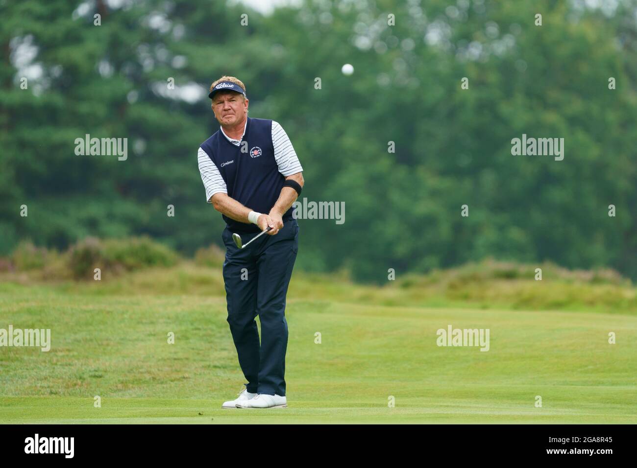 Paul Broadhurst è un golfer professionista inglese Foto Stock