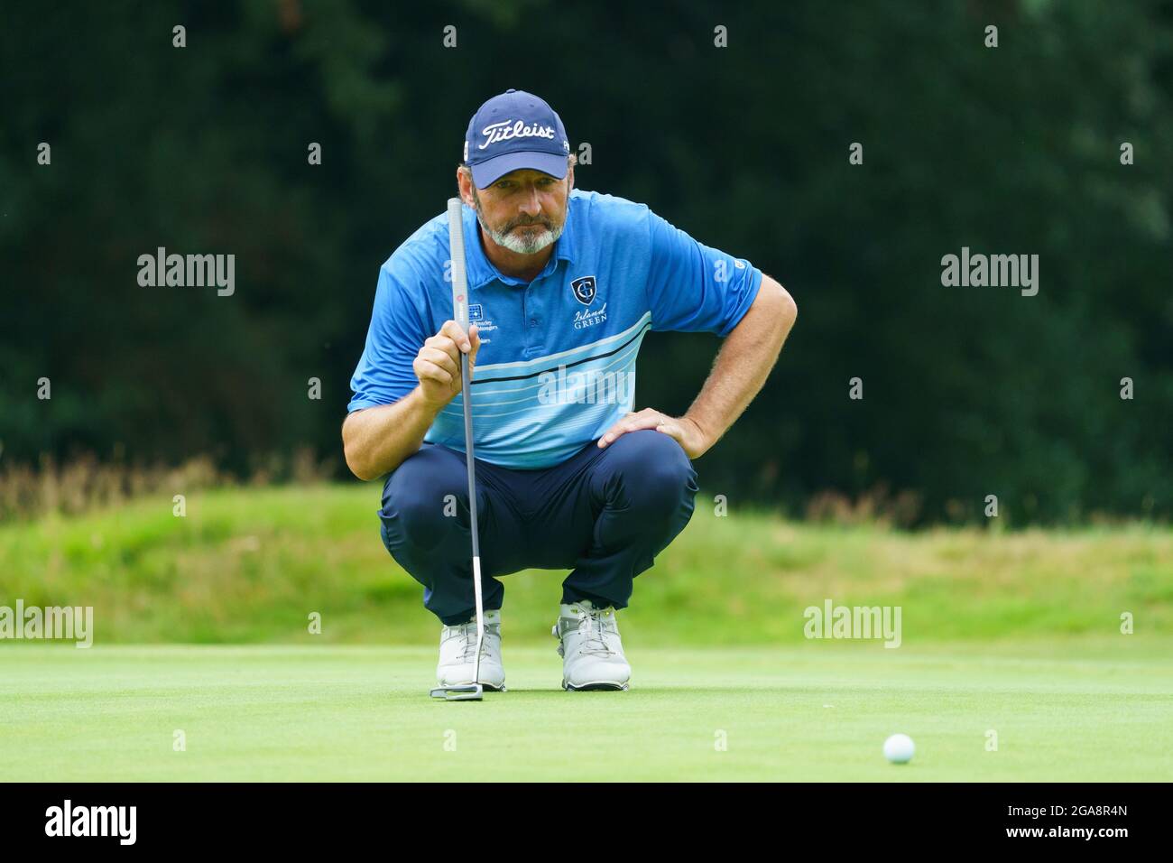 David Shacklady è un golfer professionista inglese Foto Stock