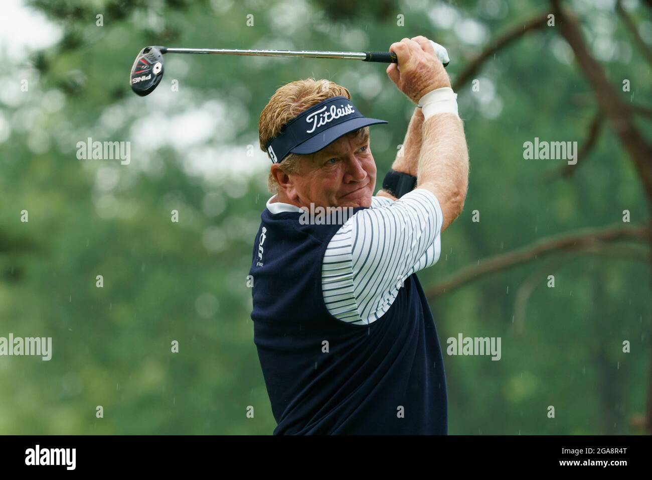 Paul Broadhurst è un golfer professionista inglese Foto Stock