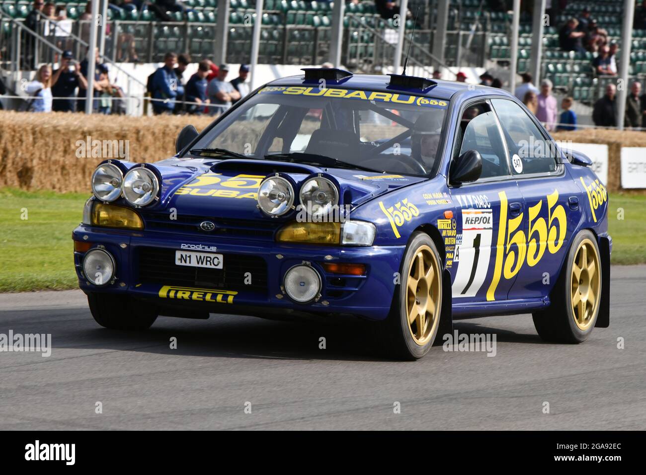 Jimmy McRae, Subaru Impreza, Great All-Rounders - ProDrive, The Maestros - Motorsport's Great All-Rounders, Goodwood Festival of Speed, Goodwood House Foto Stock