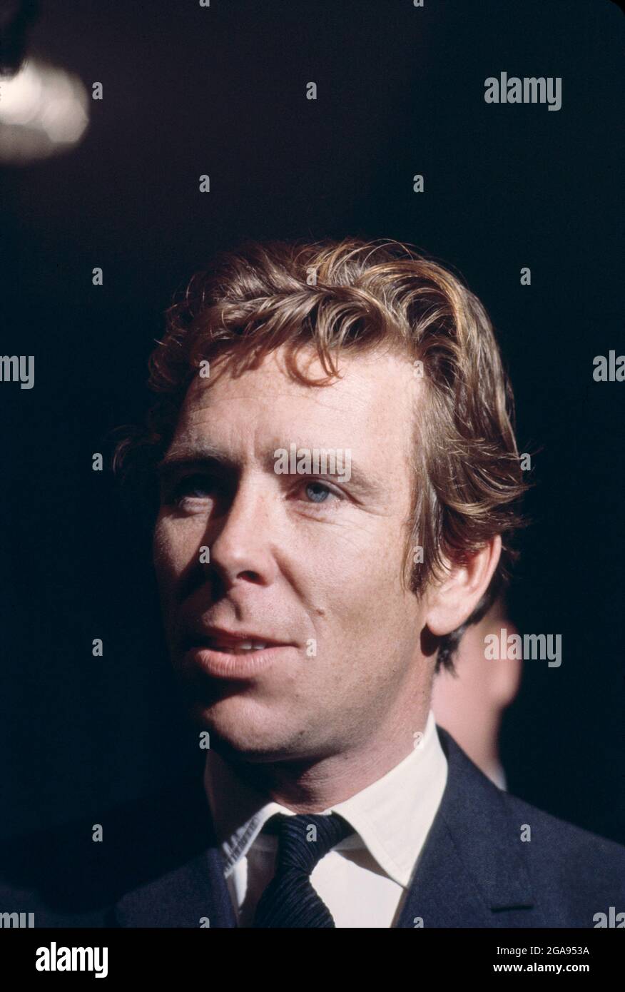 Antony Armstrong-Jones, primo conte di Snowdon (1930-2017), fotografo britannico, marito della principessa Margaret, Ritratto di testa e spalle, Bernard Gotfryd, 1965 Foto Stock